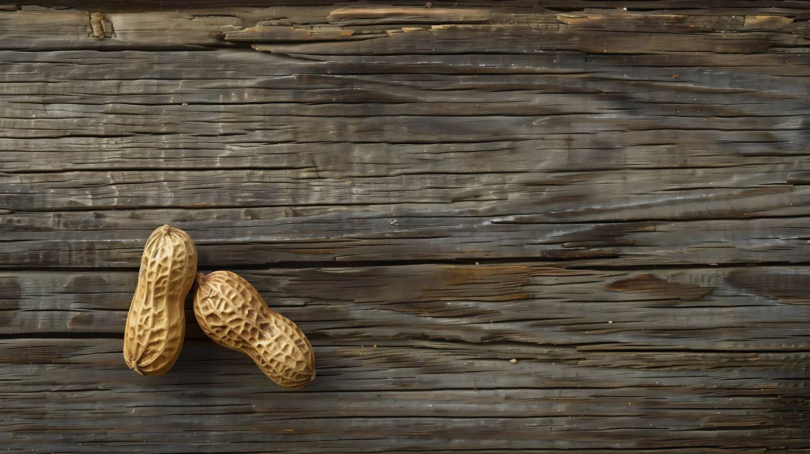 Peanut Shell on Wooden Background — free download from Dotvec