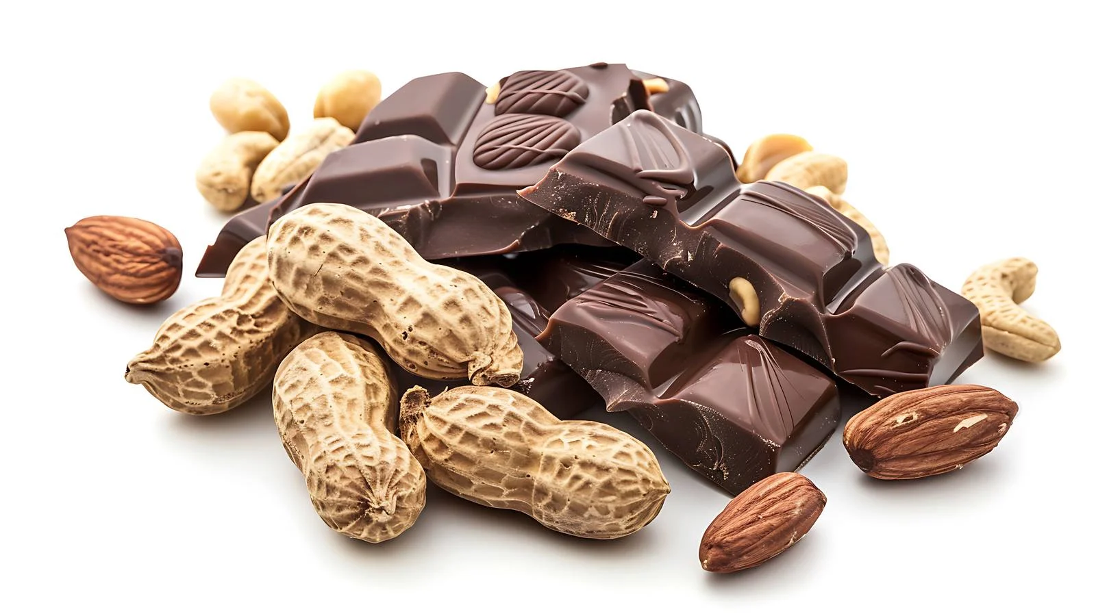 Gourmet Peanuts in Chocolate Isolated — free download from Dotvec