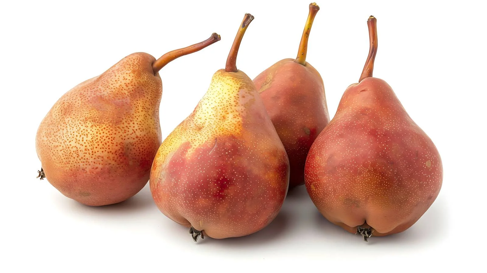 Fresh Abate Fetel Pears on White — free download from Dotvec