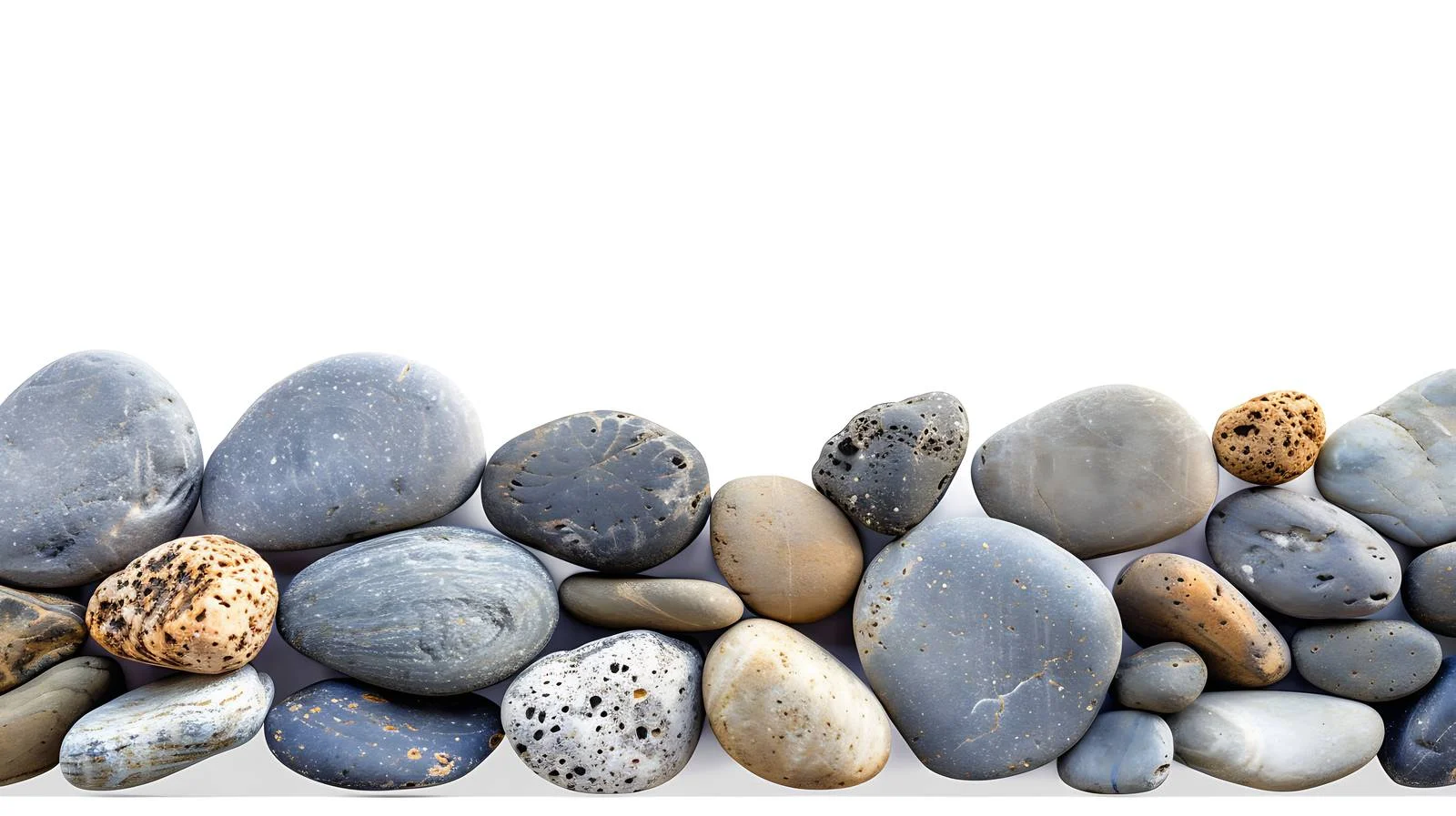 Rounded Pebble Beach Stones Natural Background — free download from Dotvec
