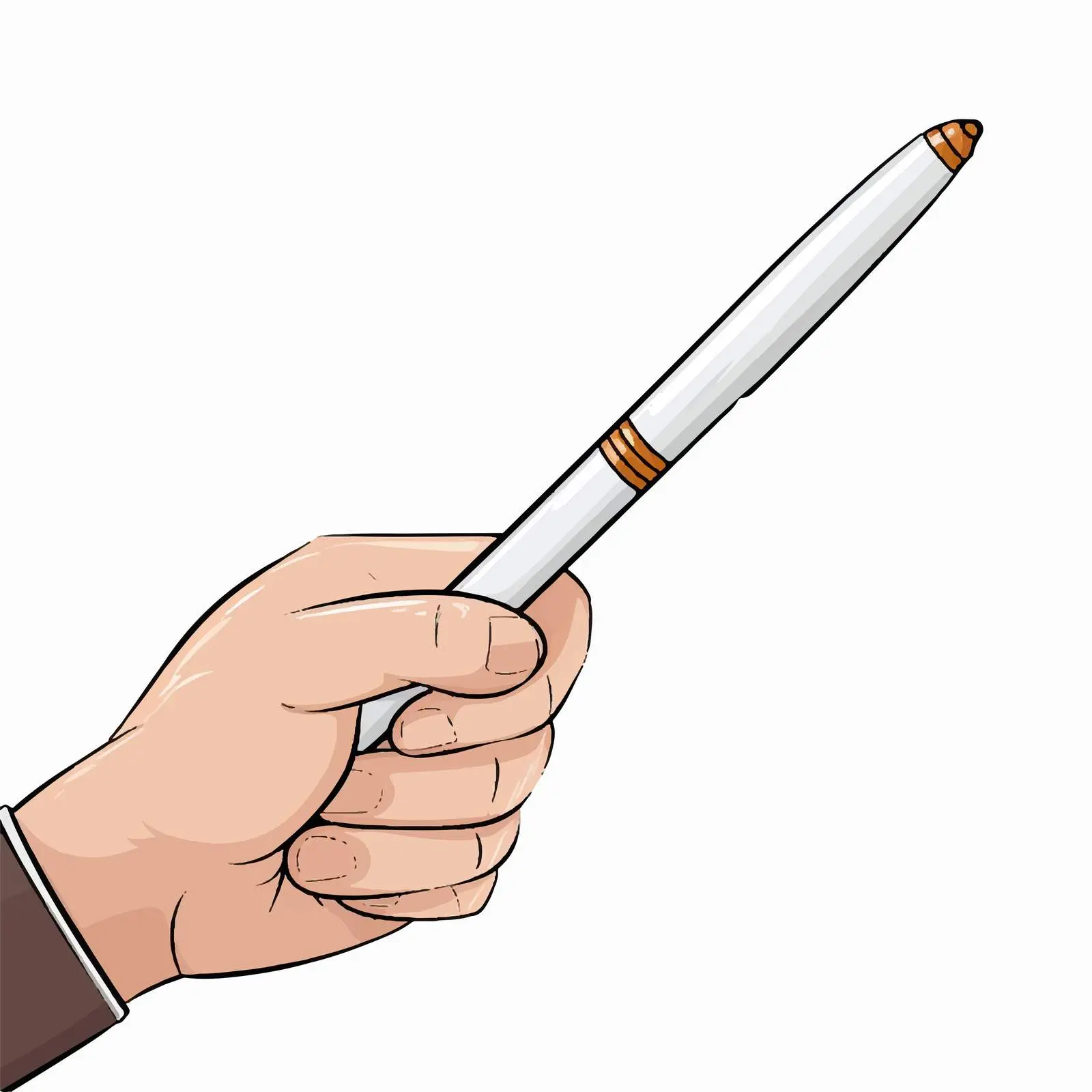 Classic Branding Mockup with Pen in Hands — free download from Dotvec