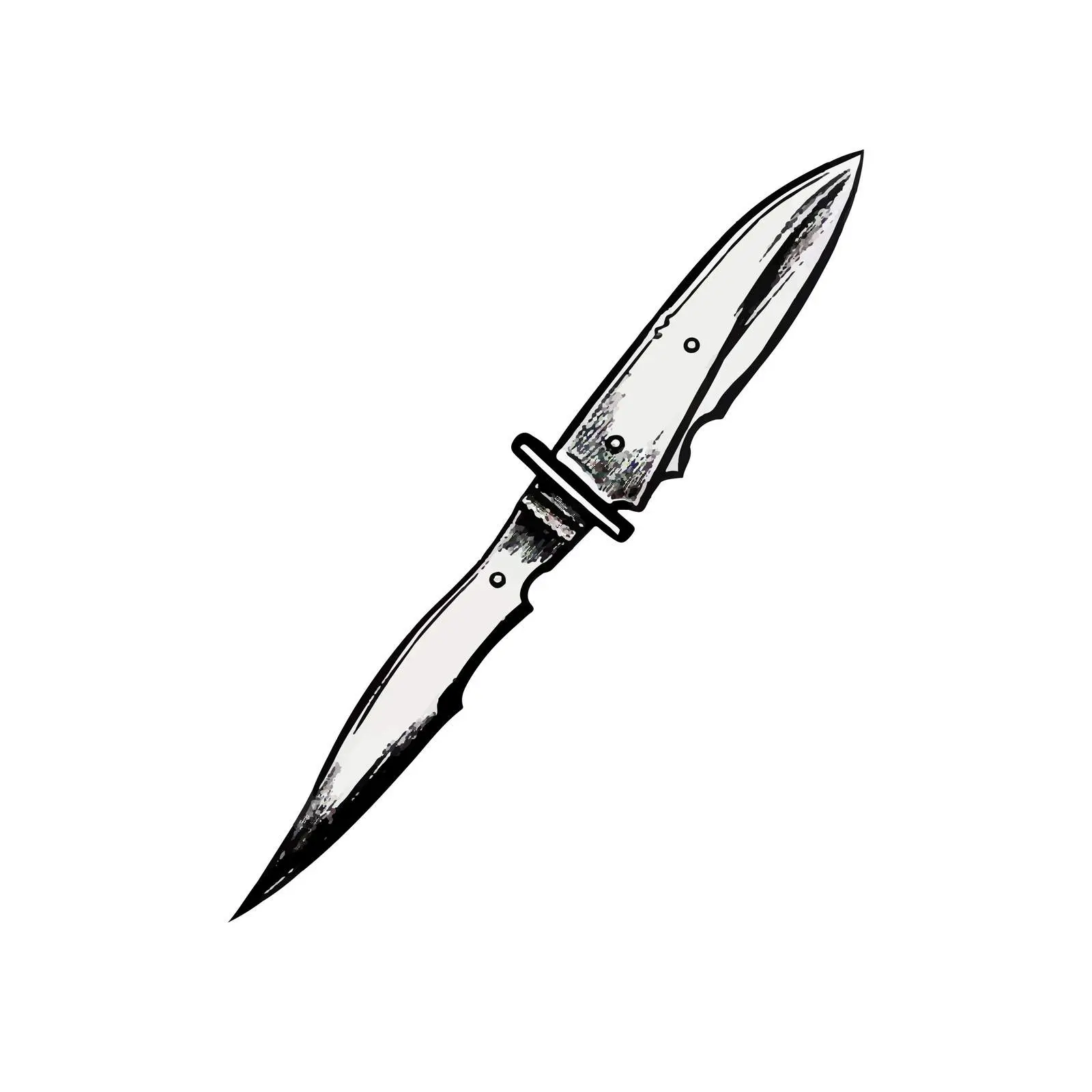 Vector Sketch of a Pen Knife Illustration — free download from Dotvec