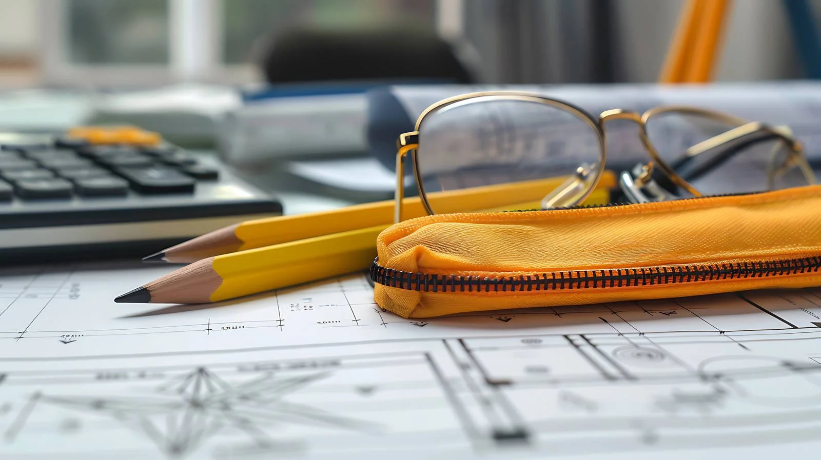 Pencil Case Drawing Inspection — free download from Dotvec