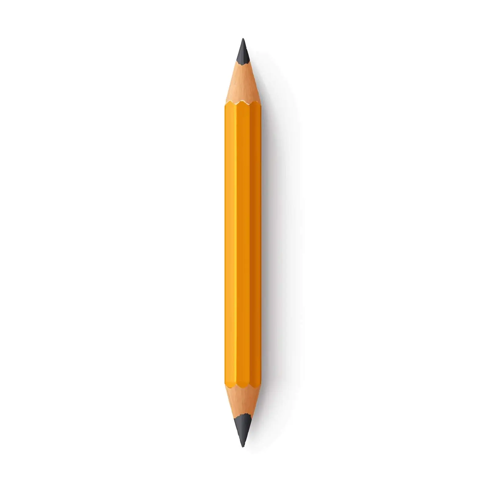 Pencil Vector Illustration on White Background — free download from Dotvec