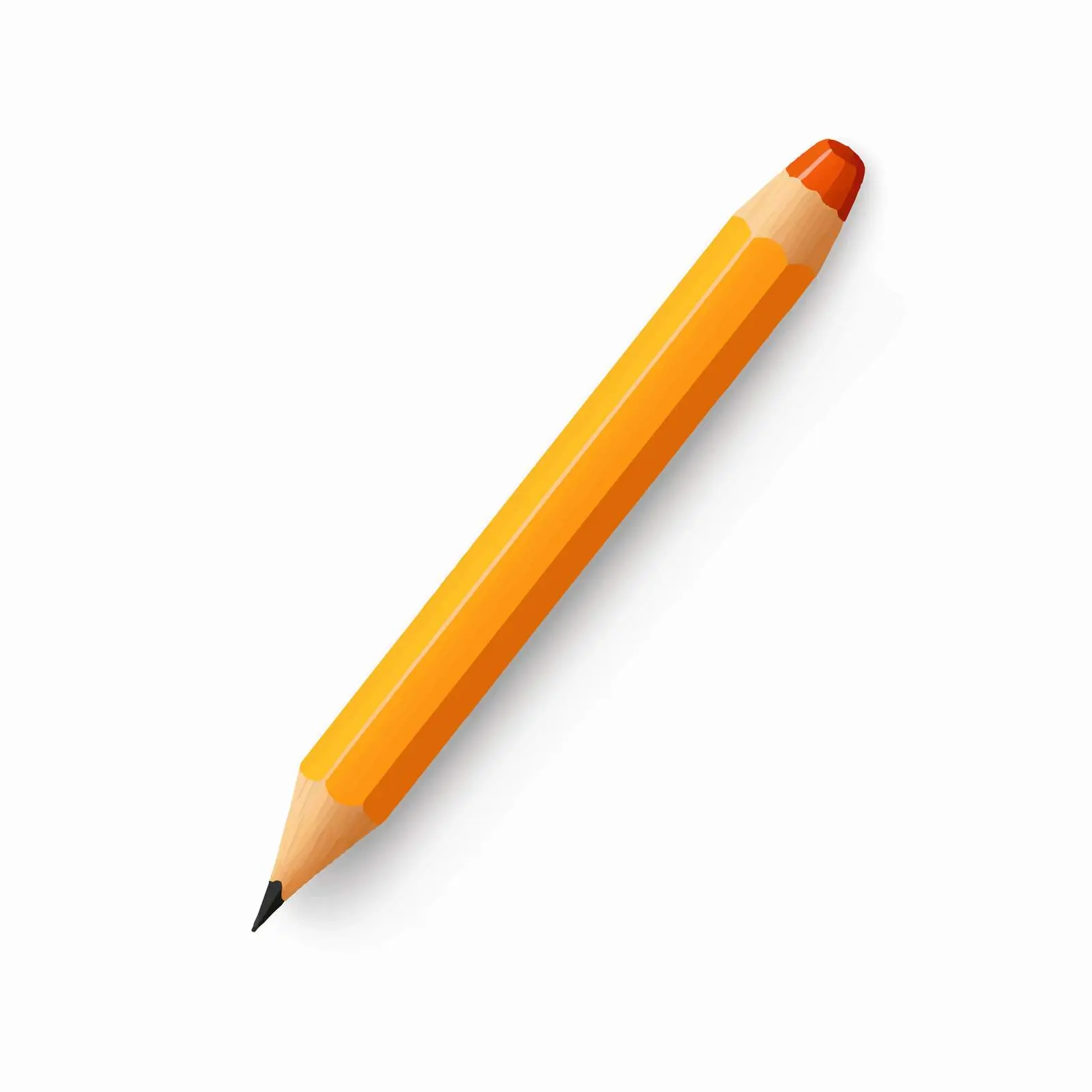 Isolated Pencil Vector Illustration on White Background – free rendered image from Dotvec