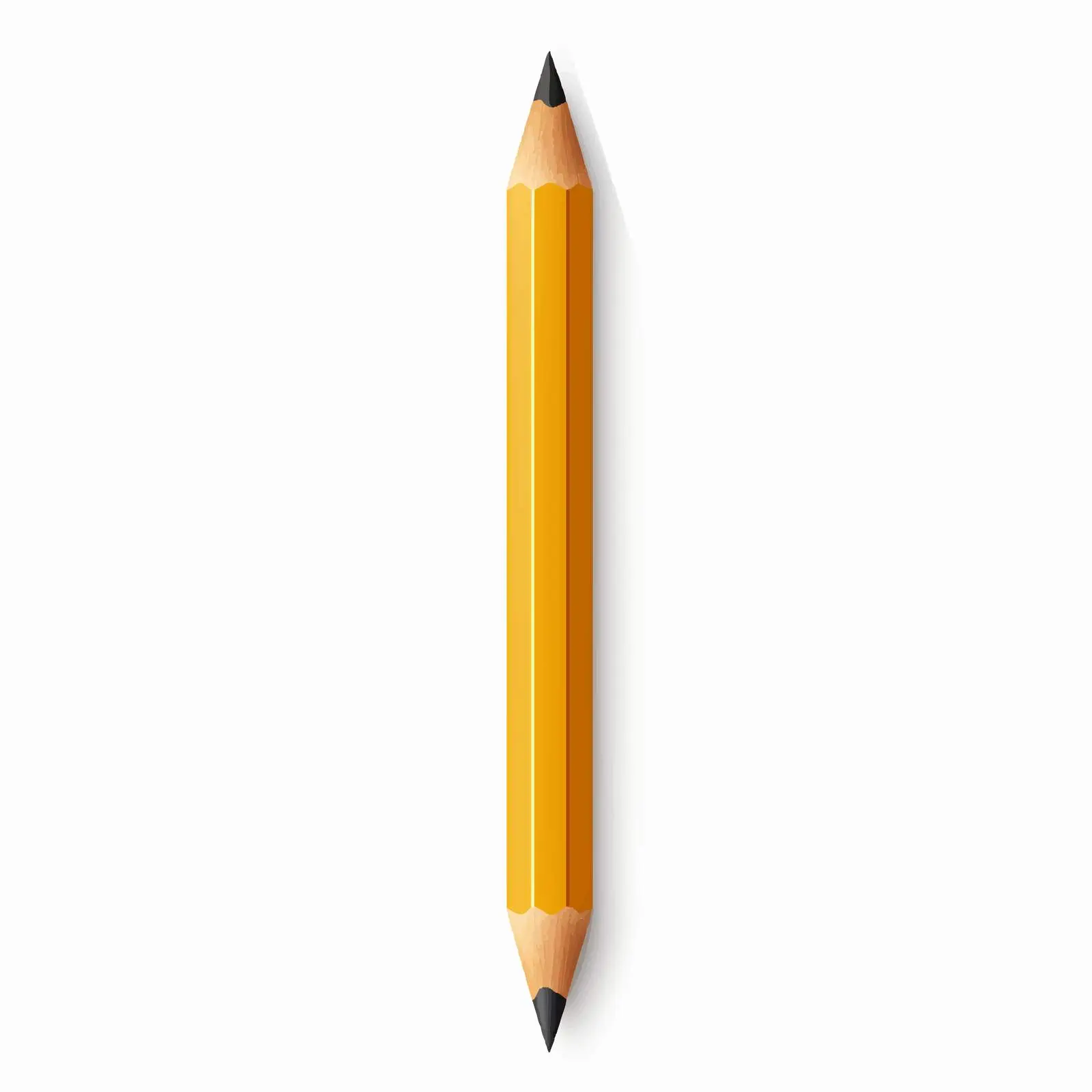 Pencil Vector Illustration on White Background — free download from Dotvec