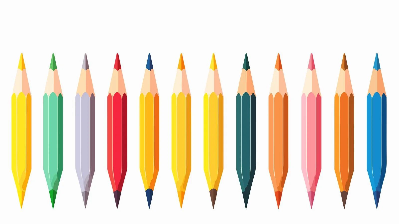 Vibrant Quality Colorful Pencil Illustration — free download from Dotvec