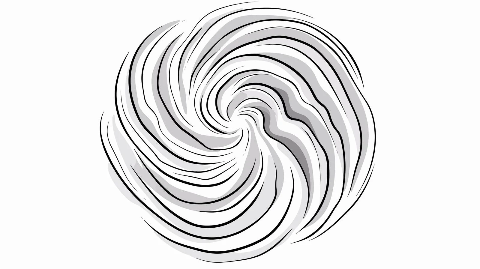 Circular Line Drawing Sticker Stock Image — free download from Dotvec