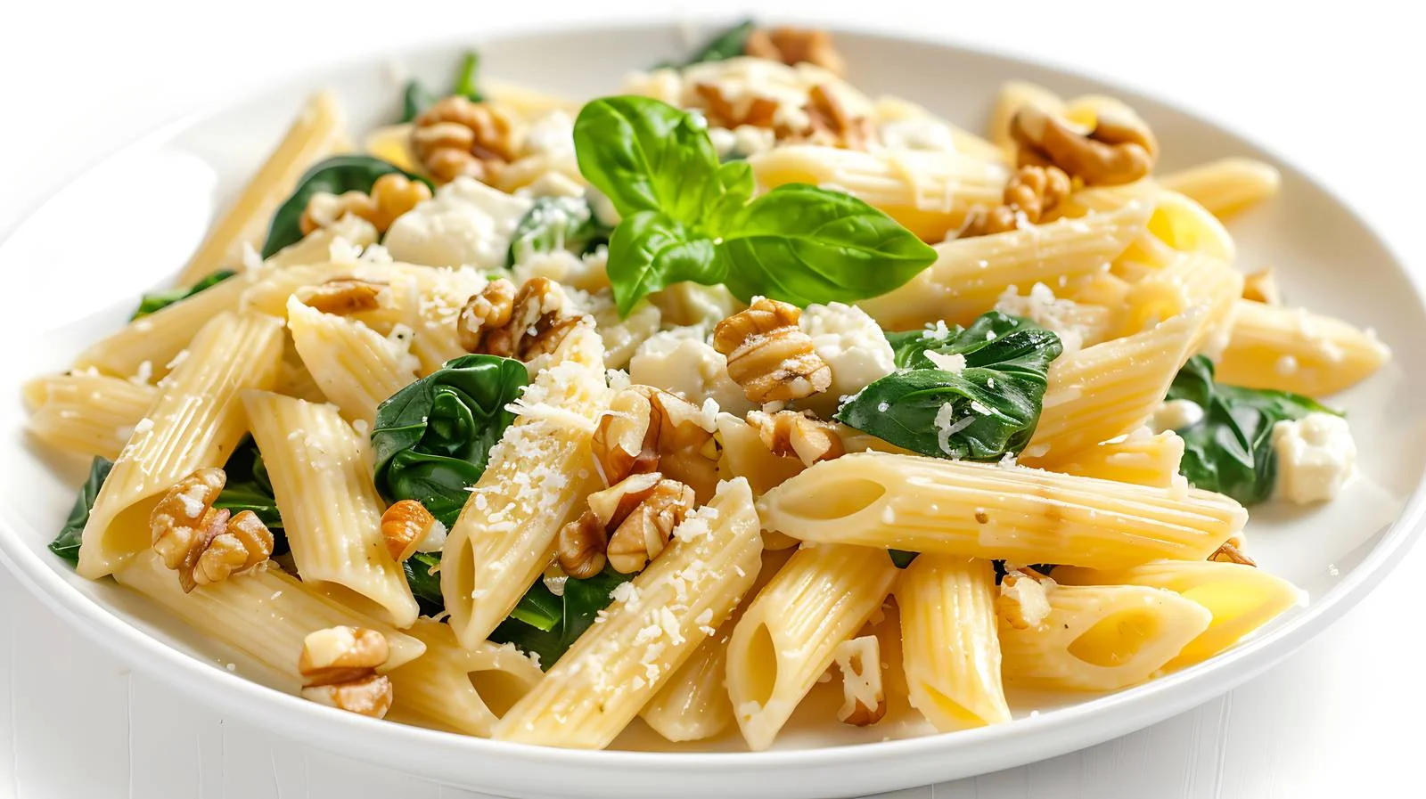 Gorgonzola and Walnut Penne Pasta Delight — free download from Dotvec