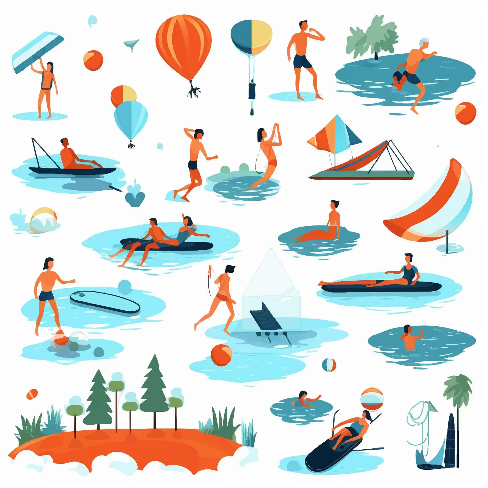 Men Engaging in Activities at Sea and Ocean — free download from Dotvec