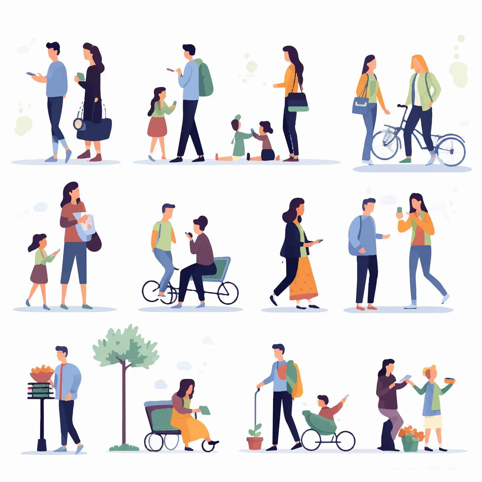 Young People Outdoors Engaging in Conversation — free download from Dotvec