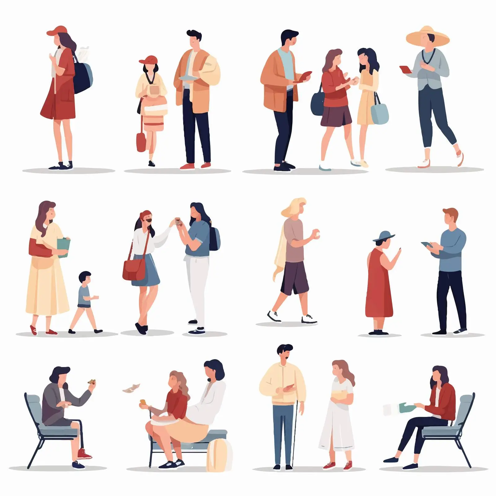 Young People Outdoors Engaging and Socializing — free download from Dotvec