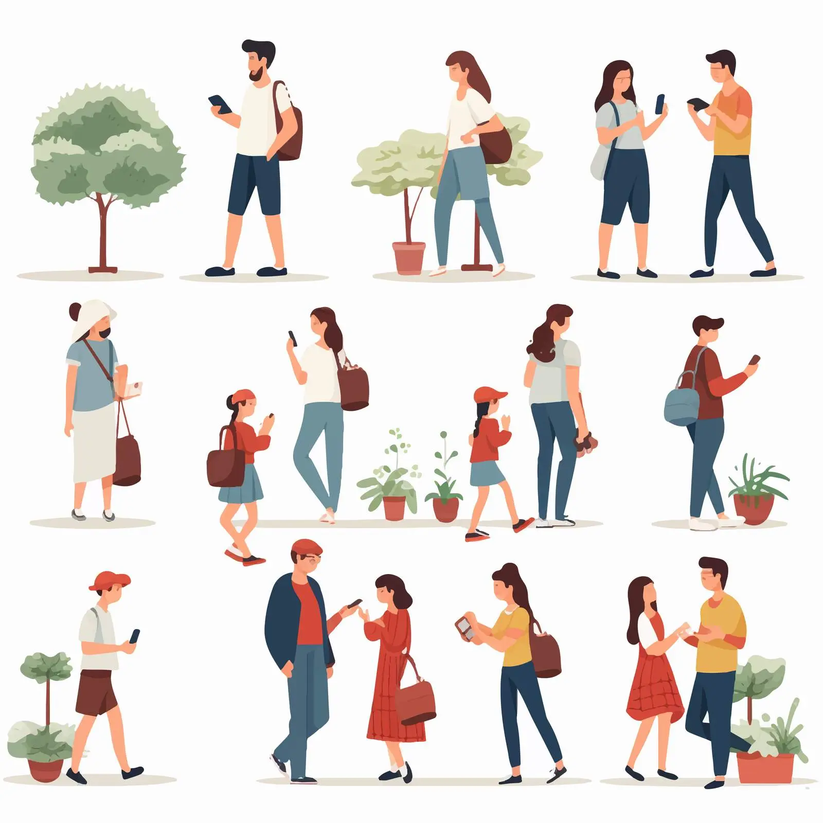 Young People Outdoors Engaging in Conversations — free download from Dotvec