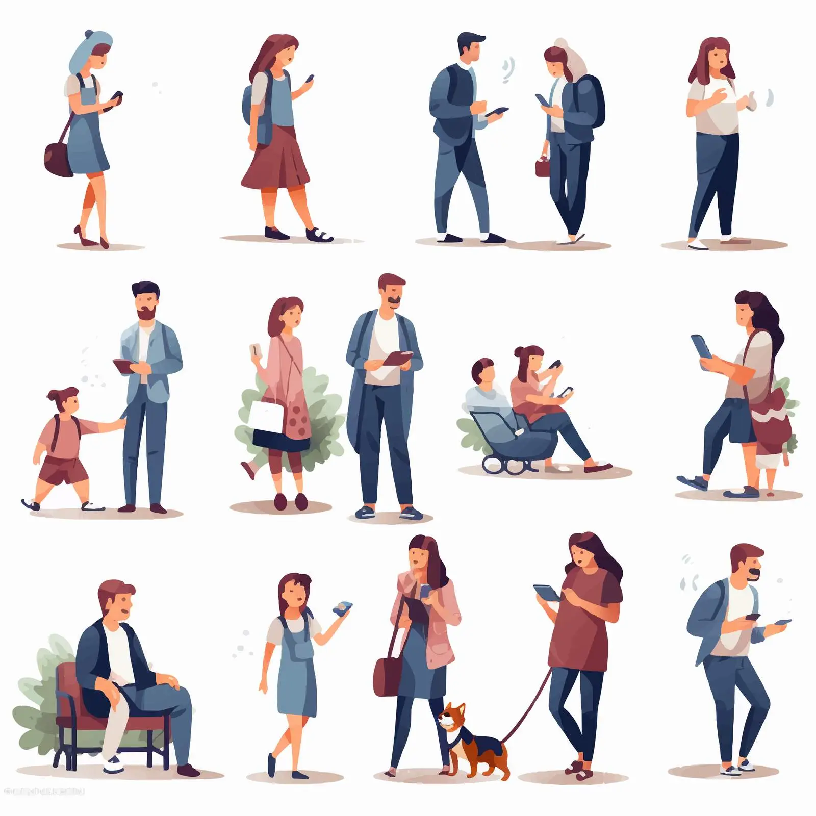 Young People Outdoors Engaging in Conversation — free download from Dotvec