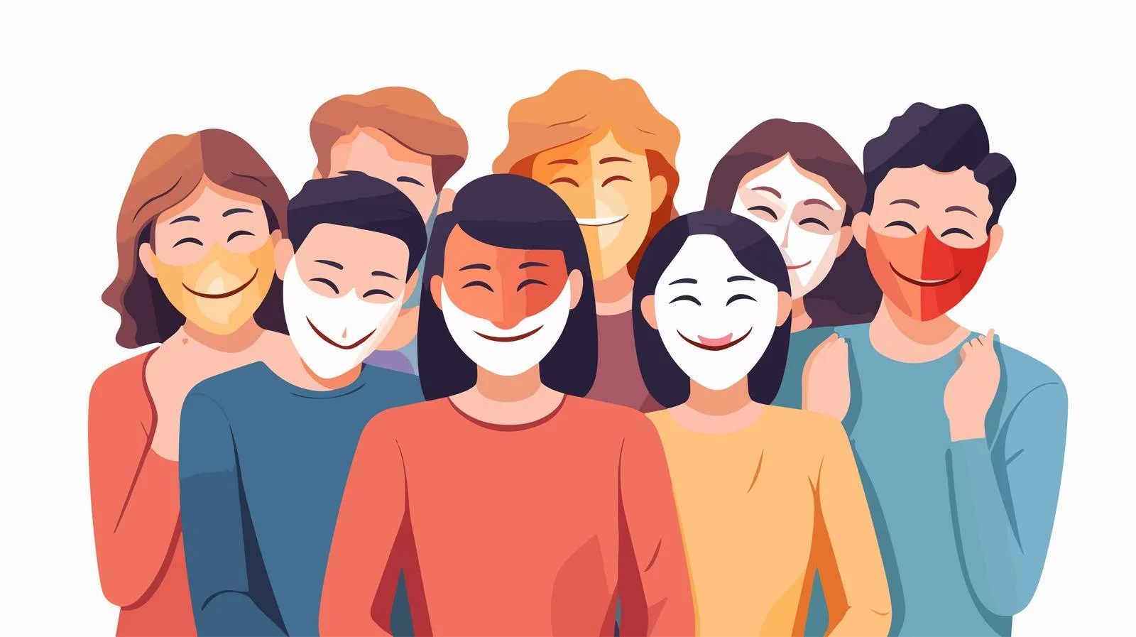 Concealing Identities Behind False Facades – free deception image from Dotvec