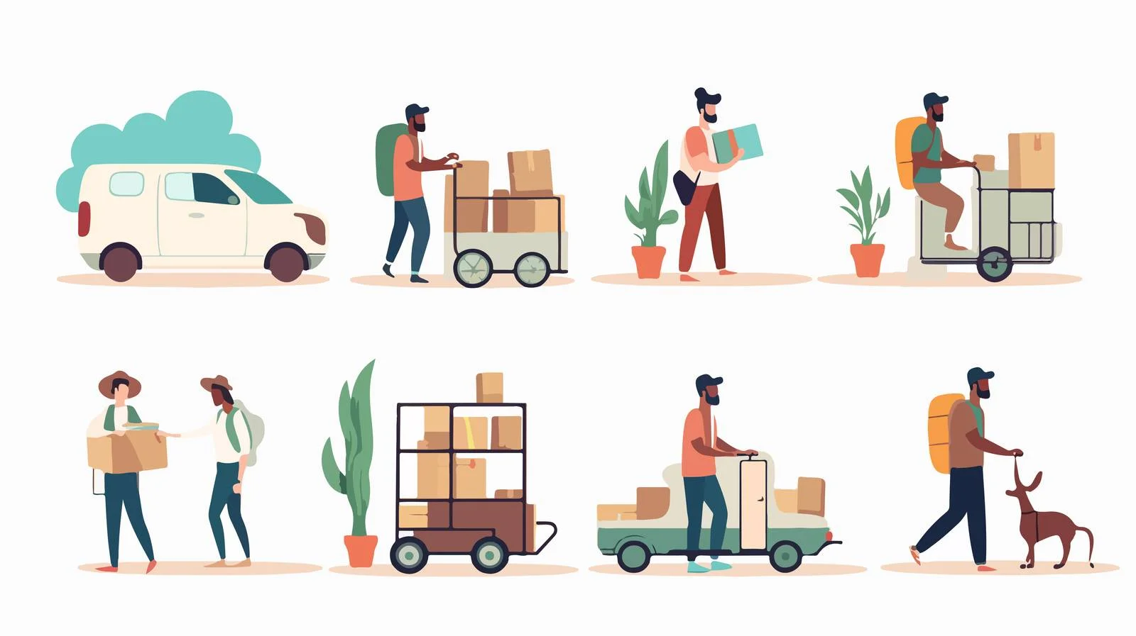 Community relocation from homes and workplaces — free download from Dotvec