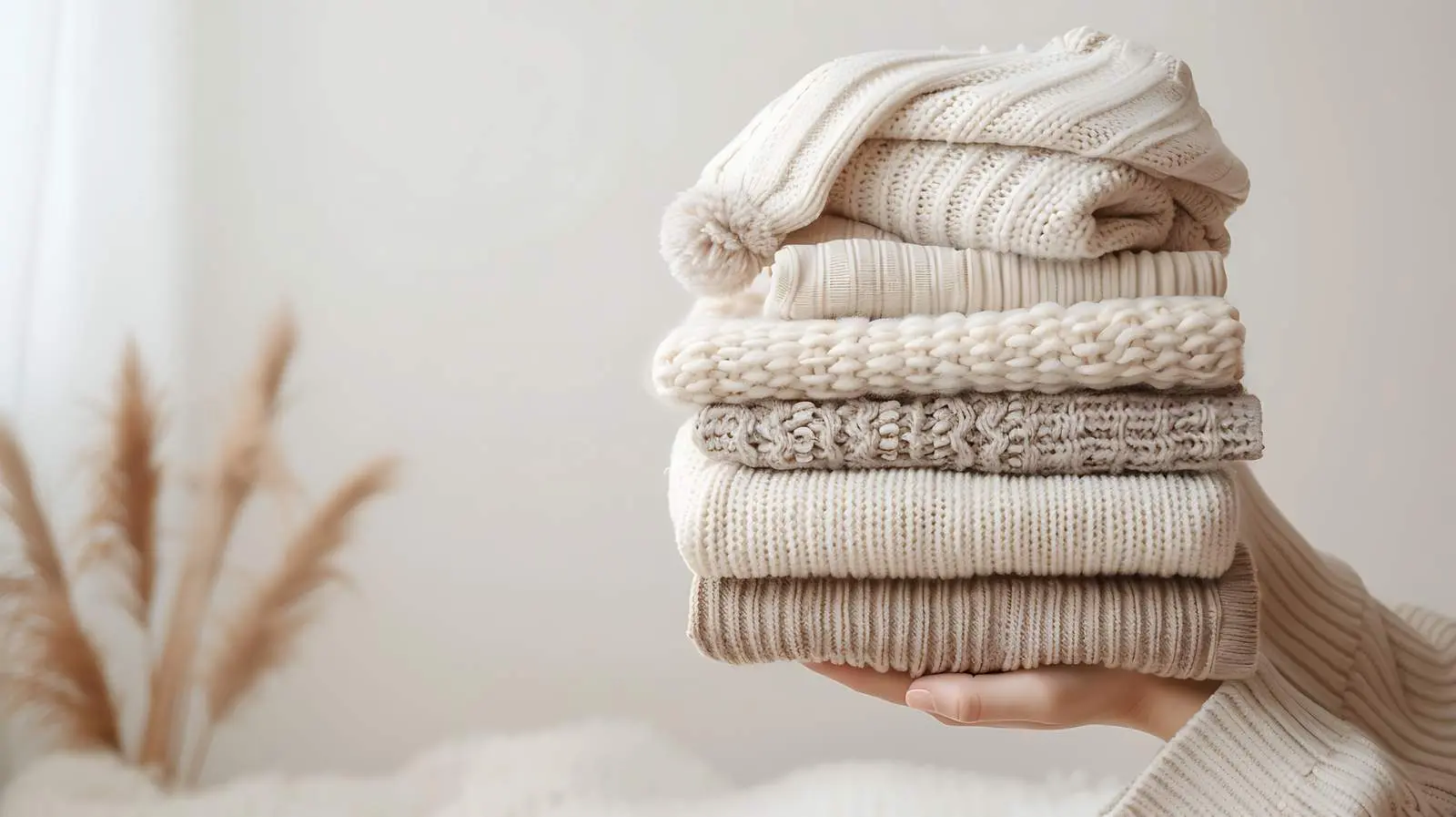 Stylish Newborn Baby Clothes in Hands — free download from Dotvec