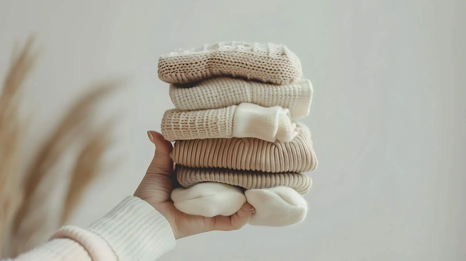 Elegant Newborn Baby Clothes in Stylish Stack — free download from Dotvec