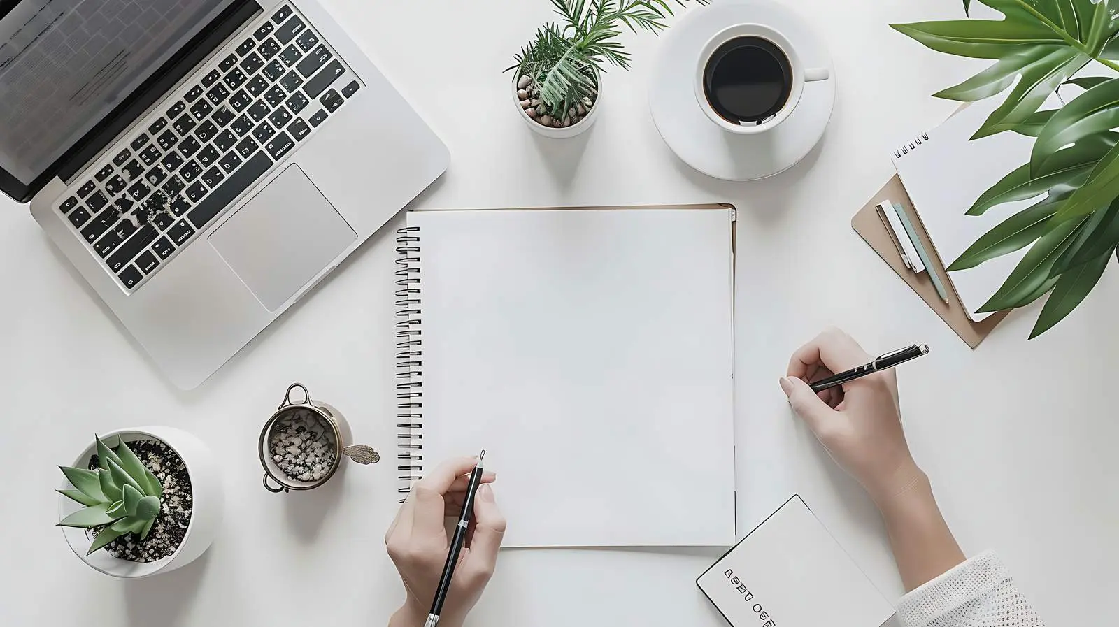 Person Writing or Drawing in Notebook – free sketching image from Dotvec