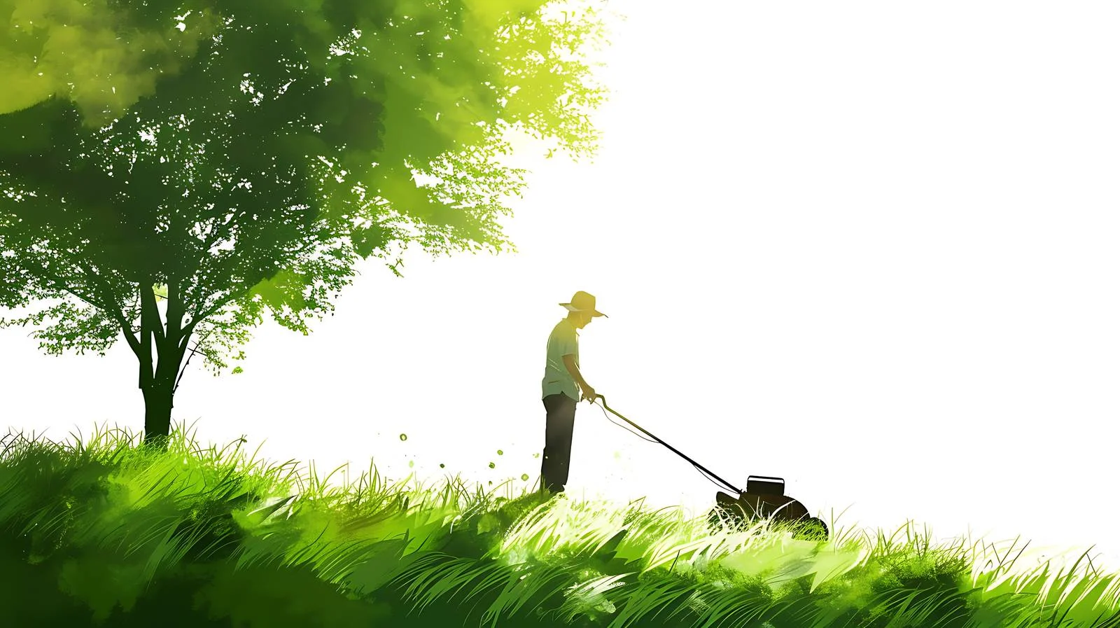 Landscaping in Sunlight — free download from Dotvec