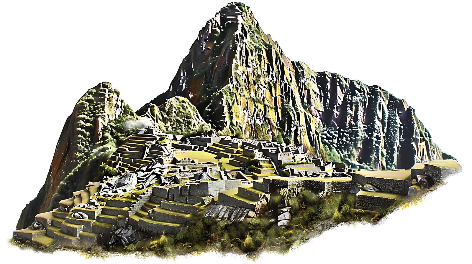 Machu Picchu and Andes Landscape — free download from Dotvec