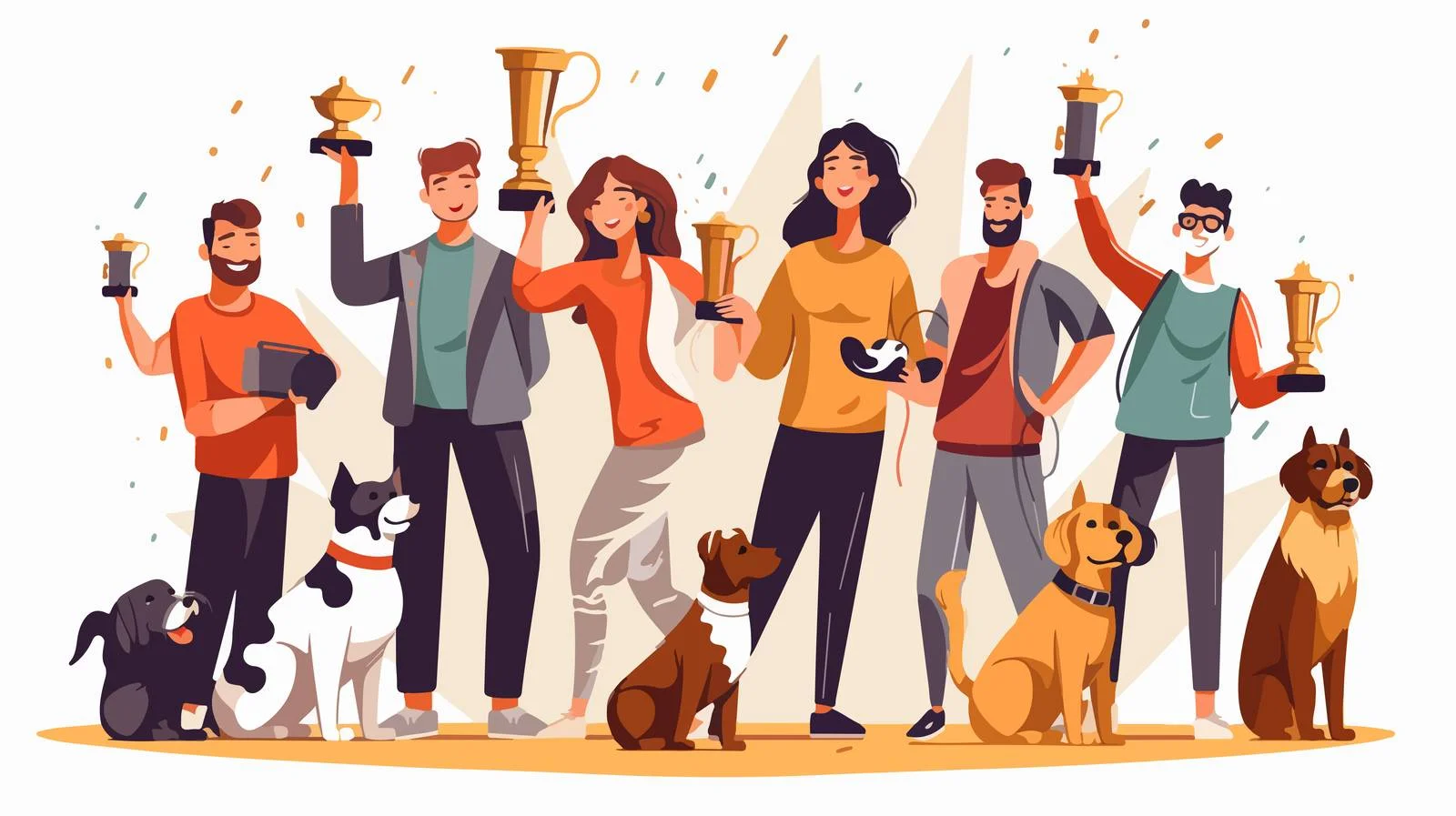 Delighted Pet Owners with Purebred Canines — free download from Dotvec