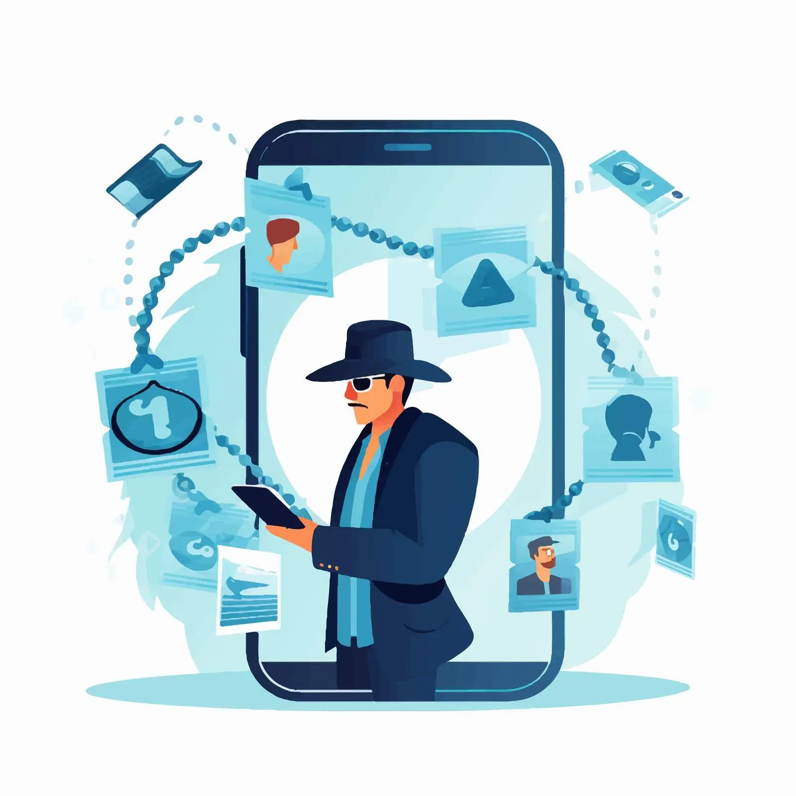 Catching Scammers: Phone Scam Fraud Concept – free scam image from Dotvec