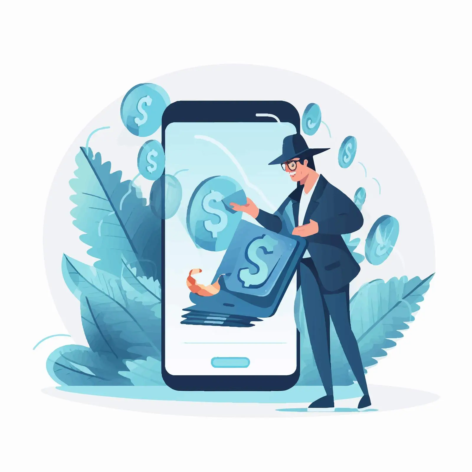 Catching Phone Scammers: Fraud Prevention Concept – free scam image from Dotvec