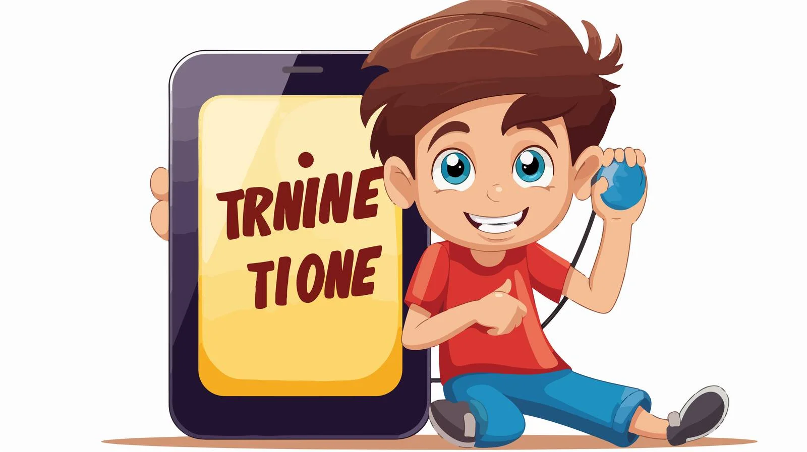 Kids' Phone Zone Warning Sign — free download from Dotvec