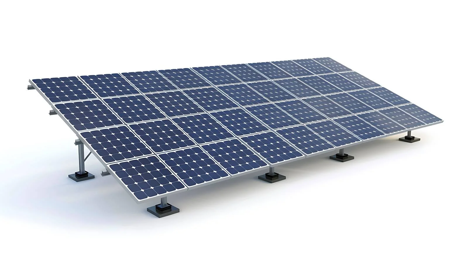 Solar Energy Panel on White Background — free download from Dotvec