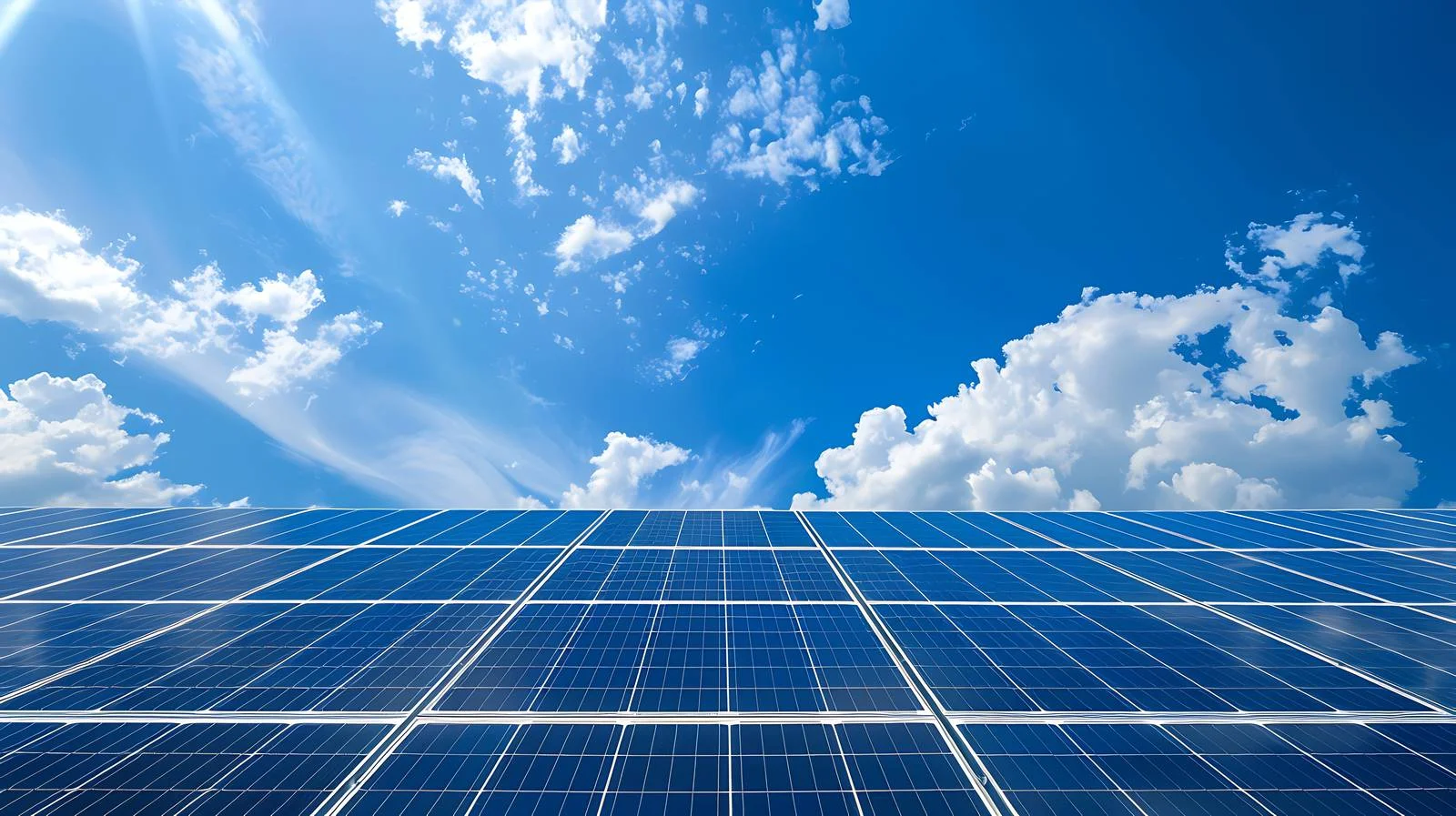 Solar Panels under Clear Blue Sky — free download from Dotvec