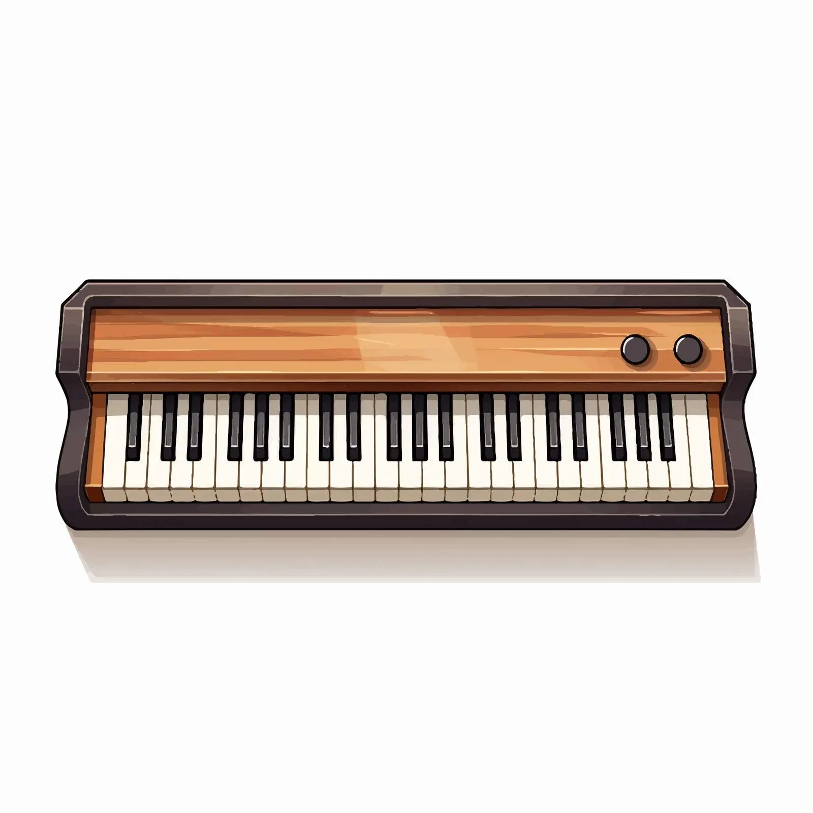 Pianica Vector Illustration on White Background — free download from Dotvec