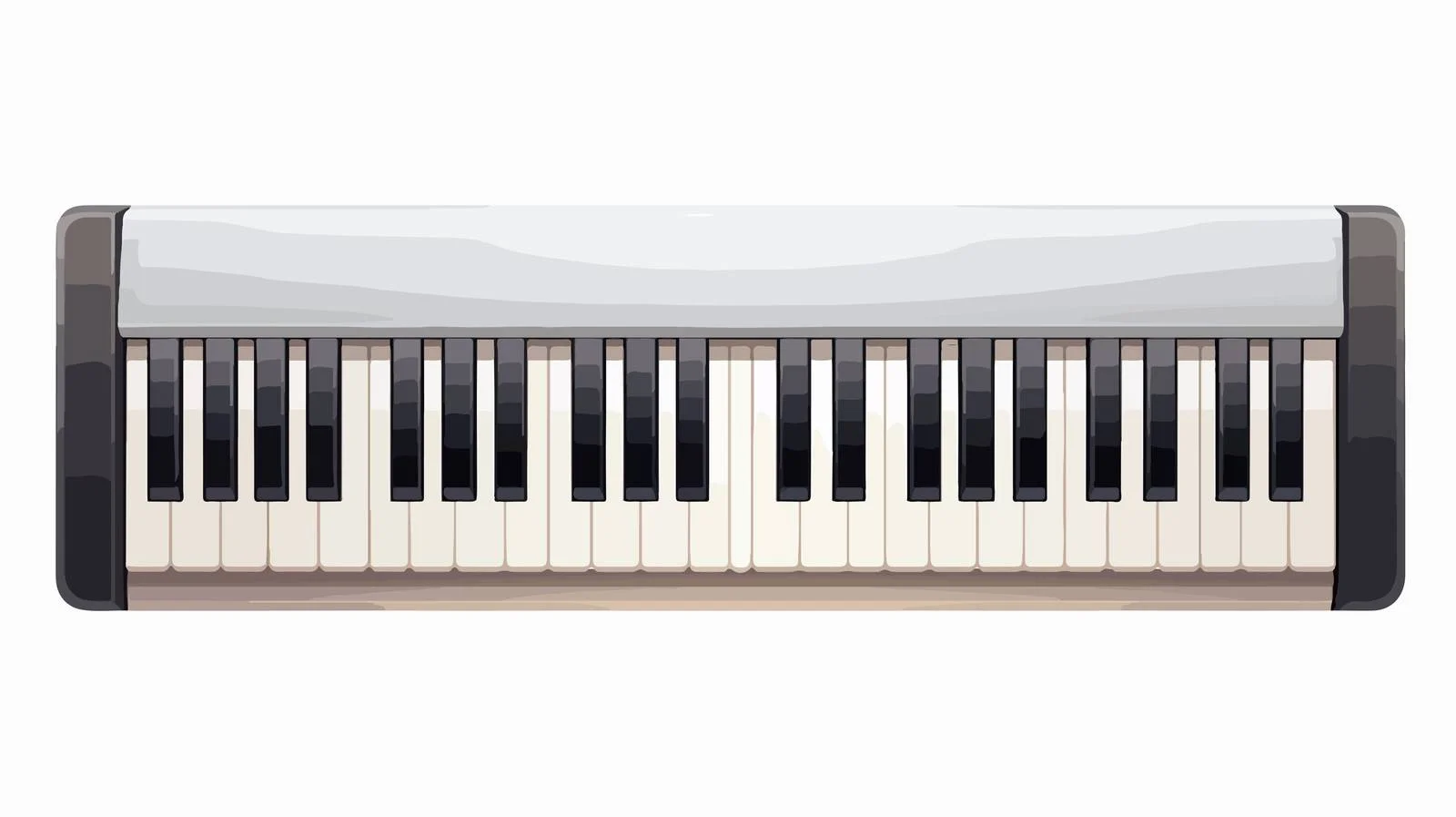 High-Quality Cartoon Piano Key — free download from Dotvec