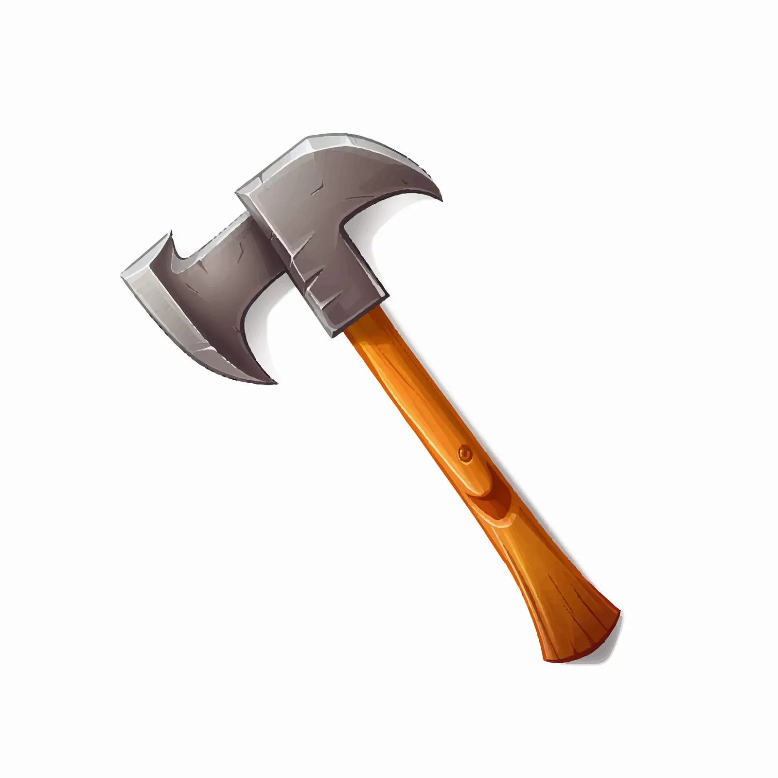 Isolated Pickaxe Vector Illustration on White Background – free hammer image from Dotvec
