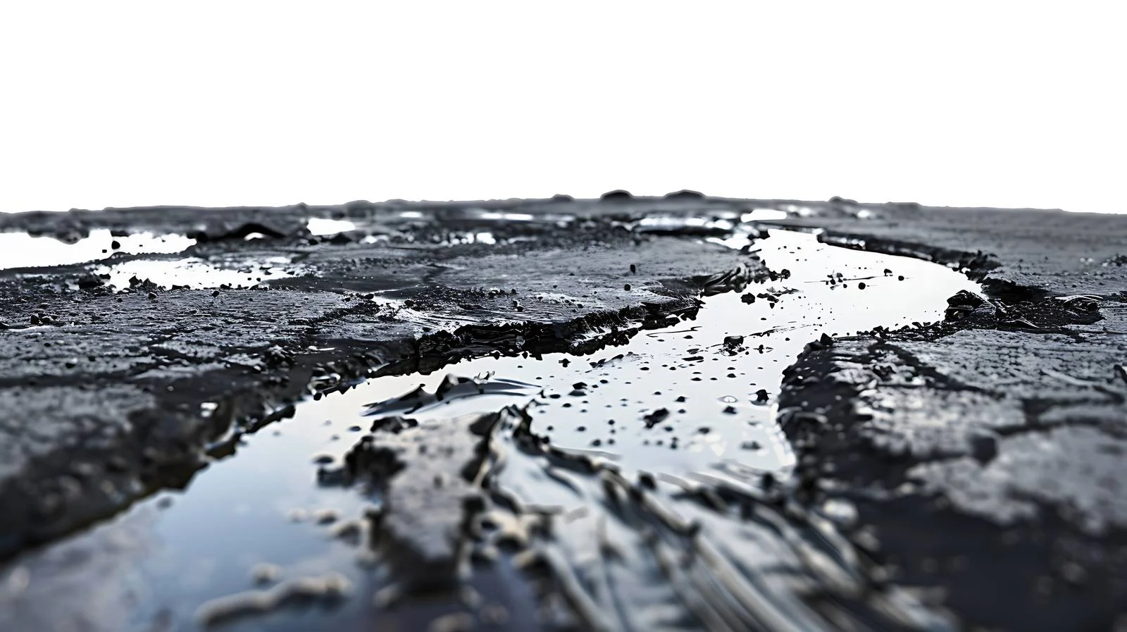 Oil Spill on Car Park Asphalt — free download from Dotvec