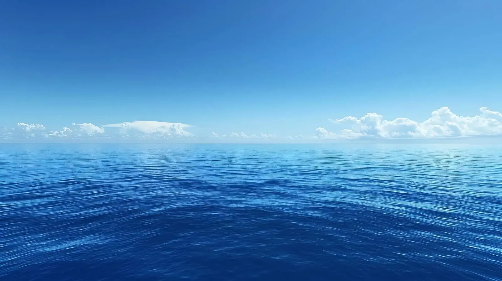 Calm Blue Sea and Sky Landscape — free download from Dotvec