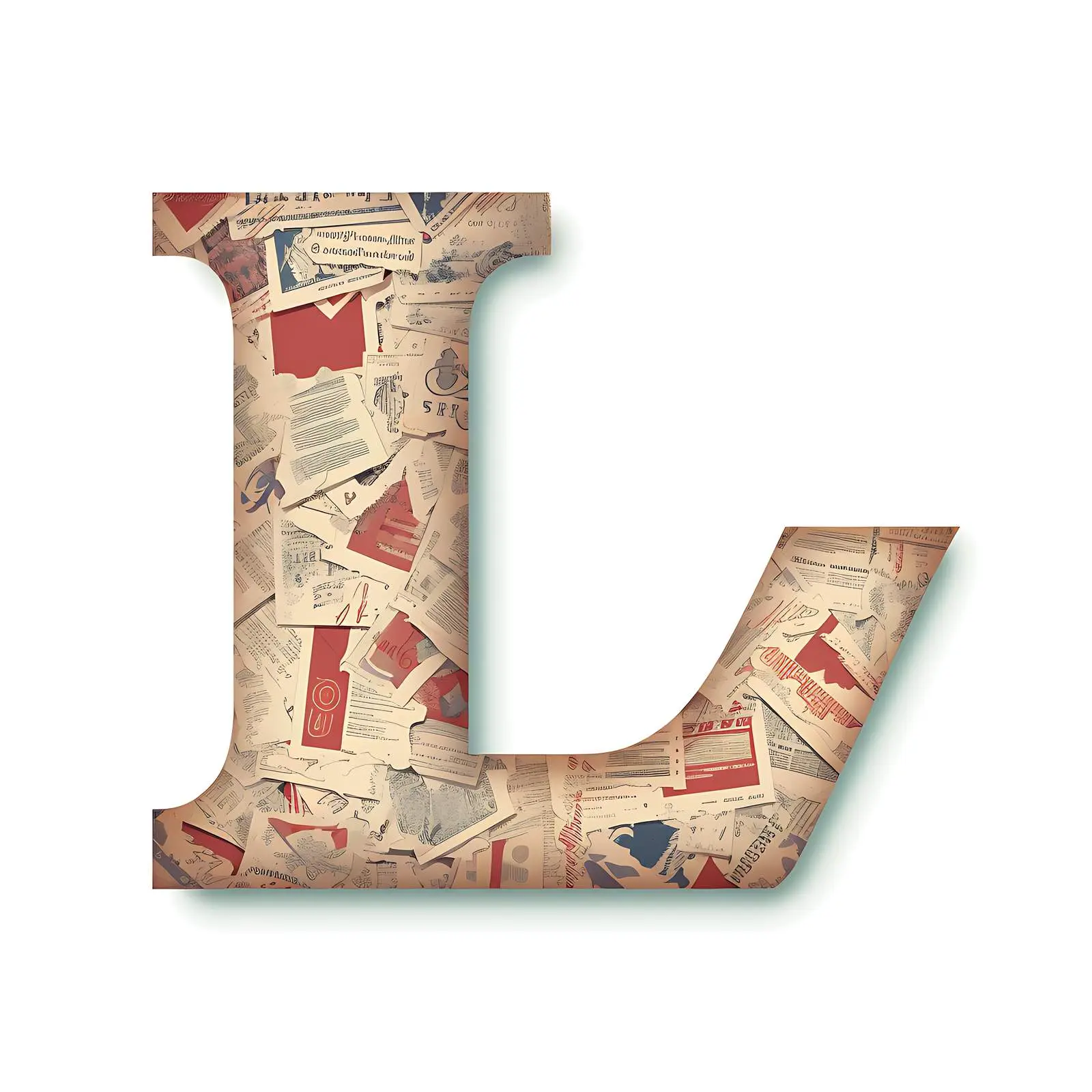 Abstract Newspaper Pattern on Paper Texture — free download from Dotvec