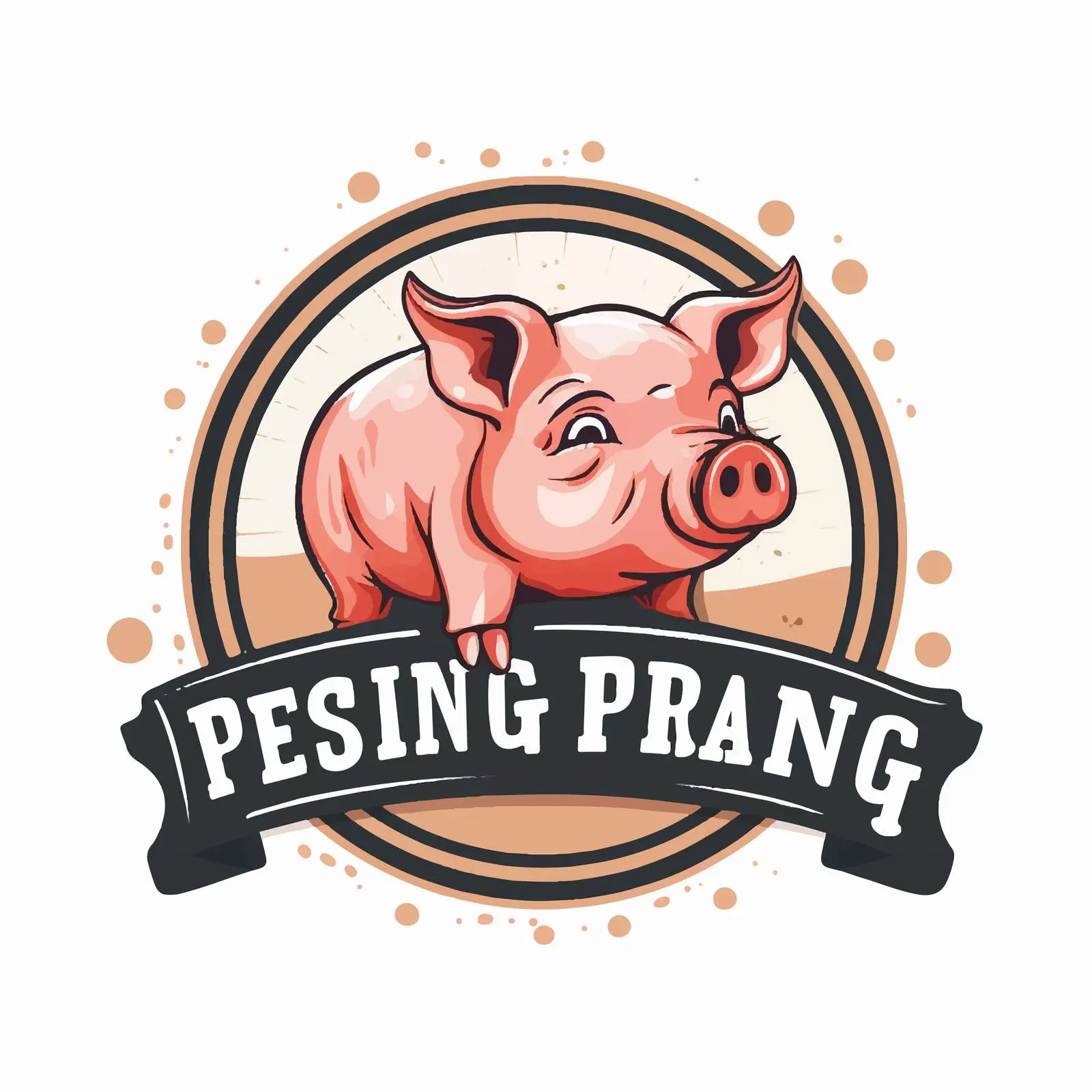 Fresh Pig Farm Logo for Pork Products — free download from Dotvec