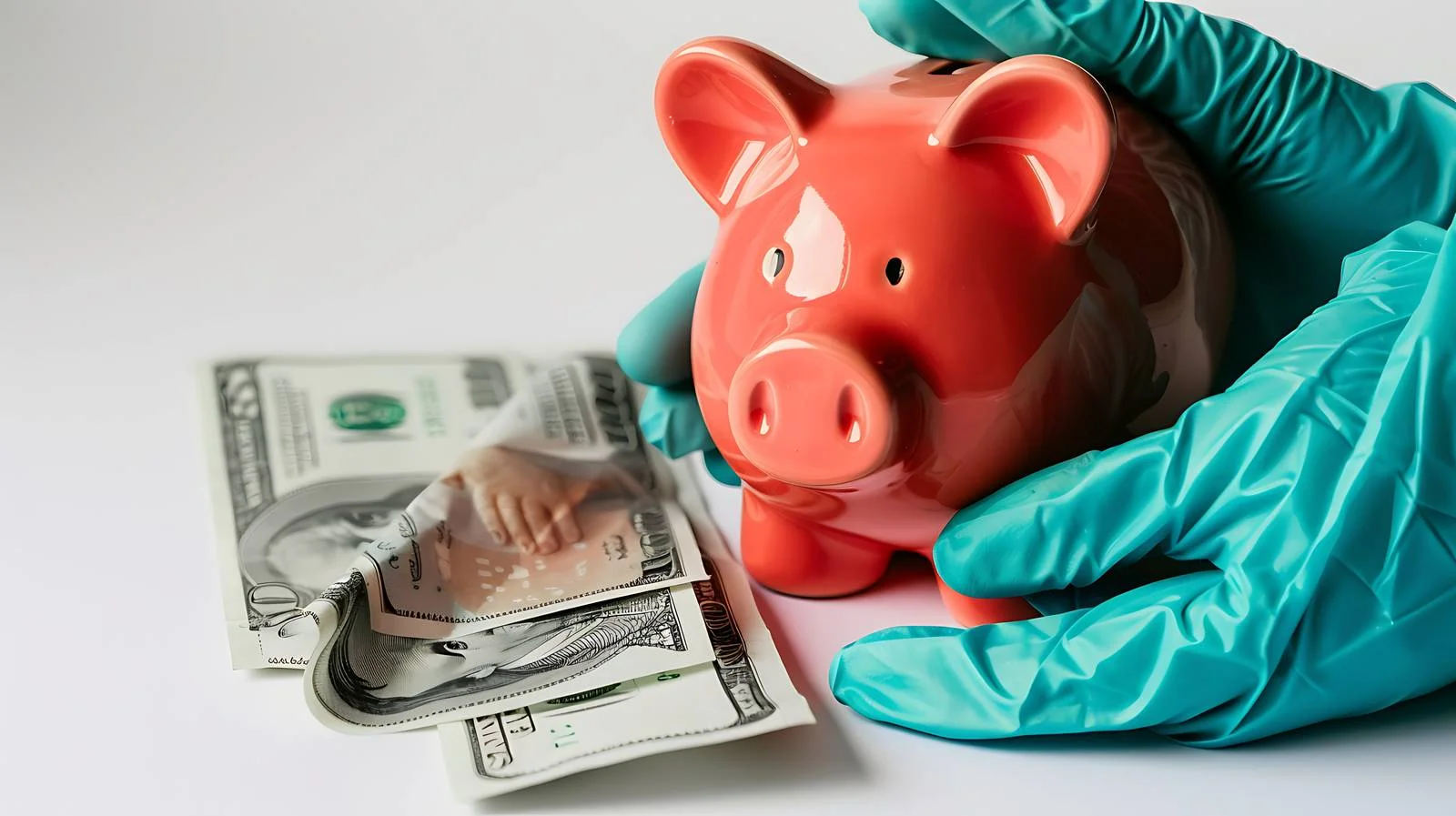 Finance Concept: Piggy Bank with Dollar — free download from Dotvec