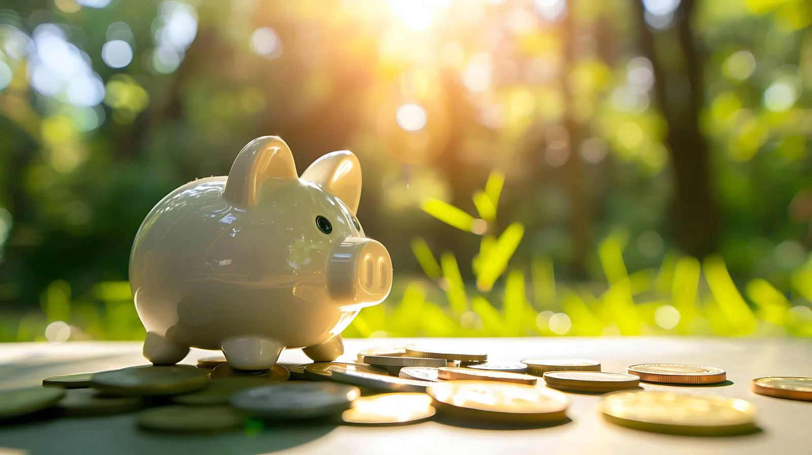 Financial Savings Concept with Piggy Bank — free download from Dotvec