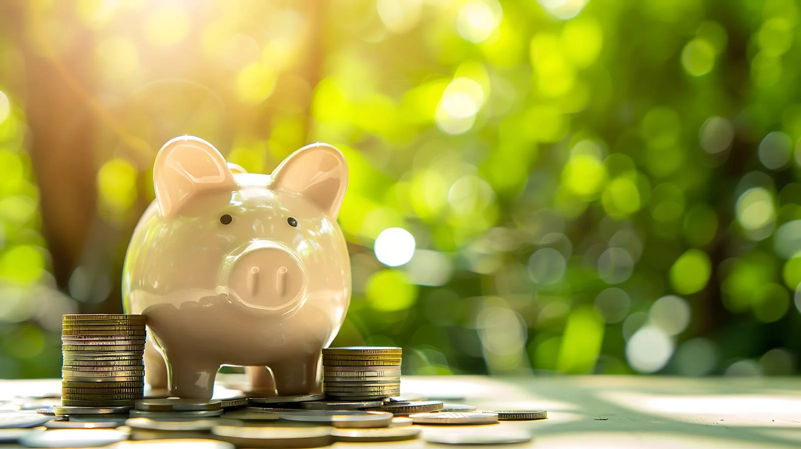 Savings Concept with Piggy Bank — free download from Dotvec