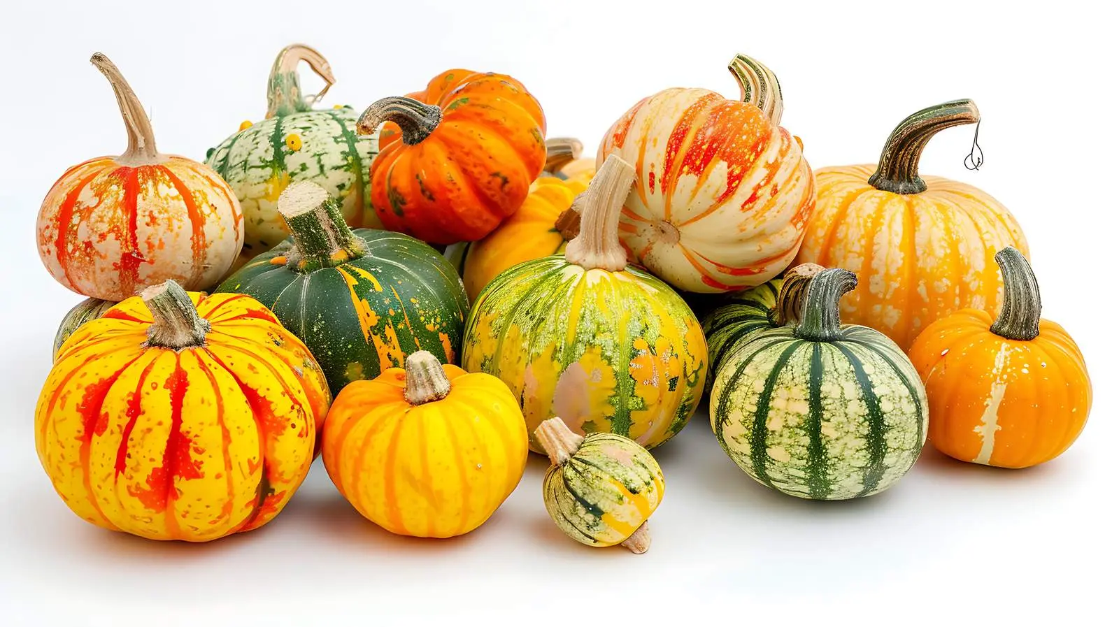 Adorable Decorative Pumpkins in Women's Pullover – free knitwear image from Dotvec