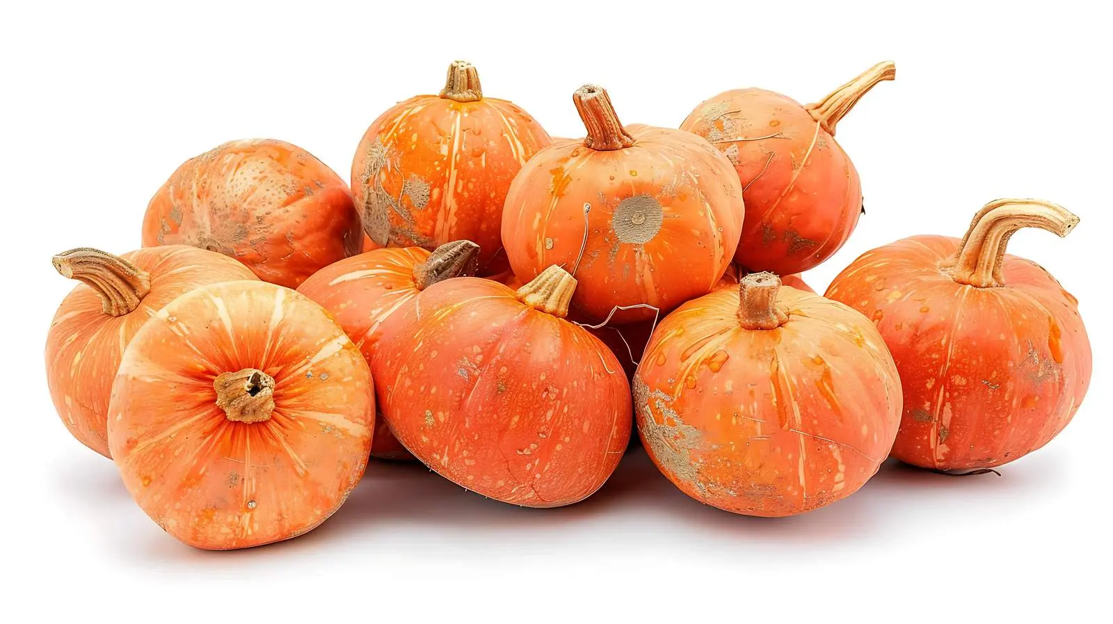 Harvested Orange and White Pumpkins at Farm — free download from Dotvec