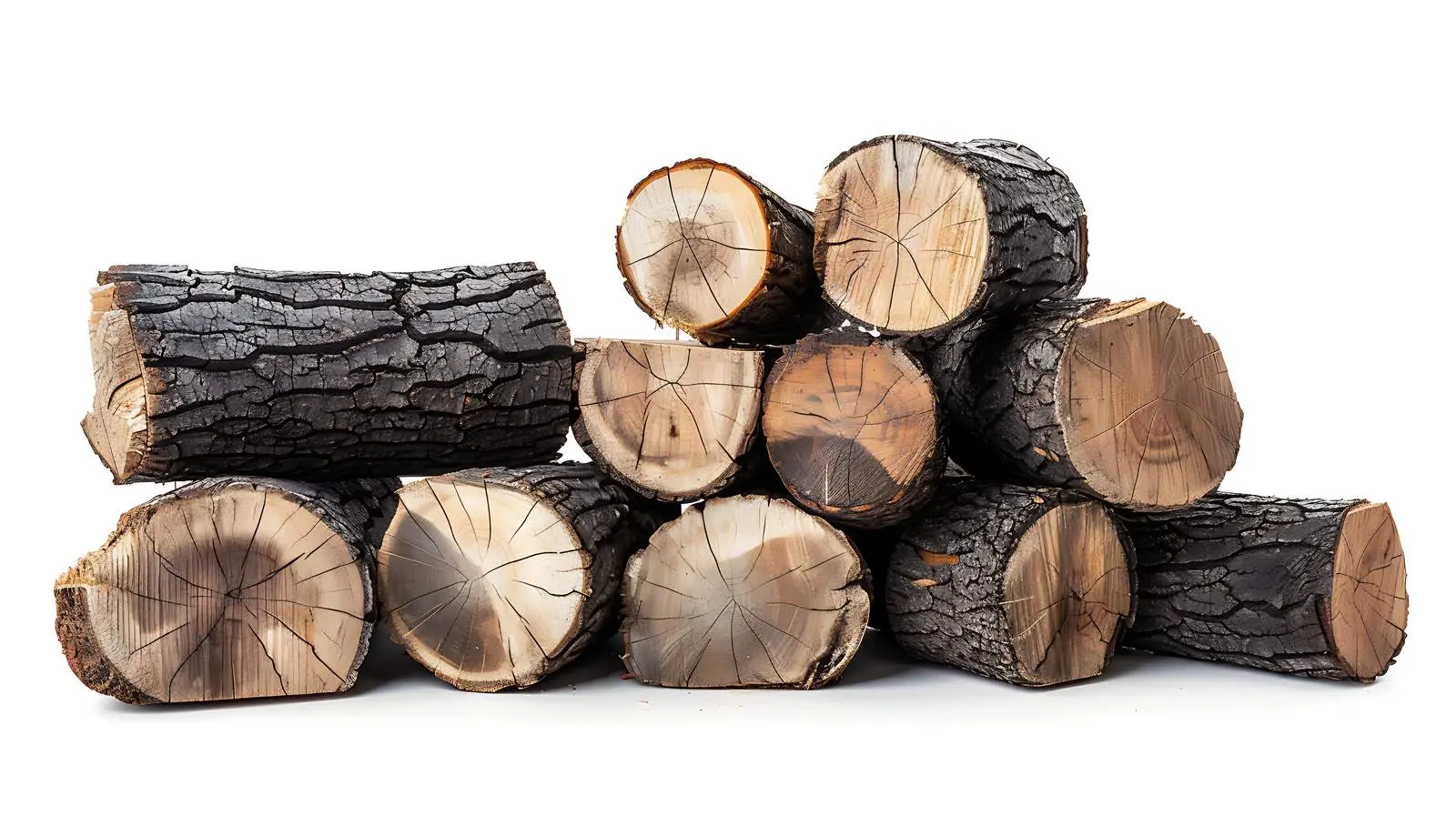 Wood Logs and Stumps in Industrial Setting — free download from Dotvec