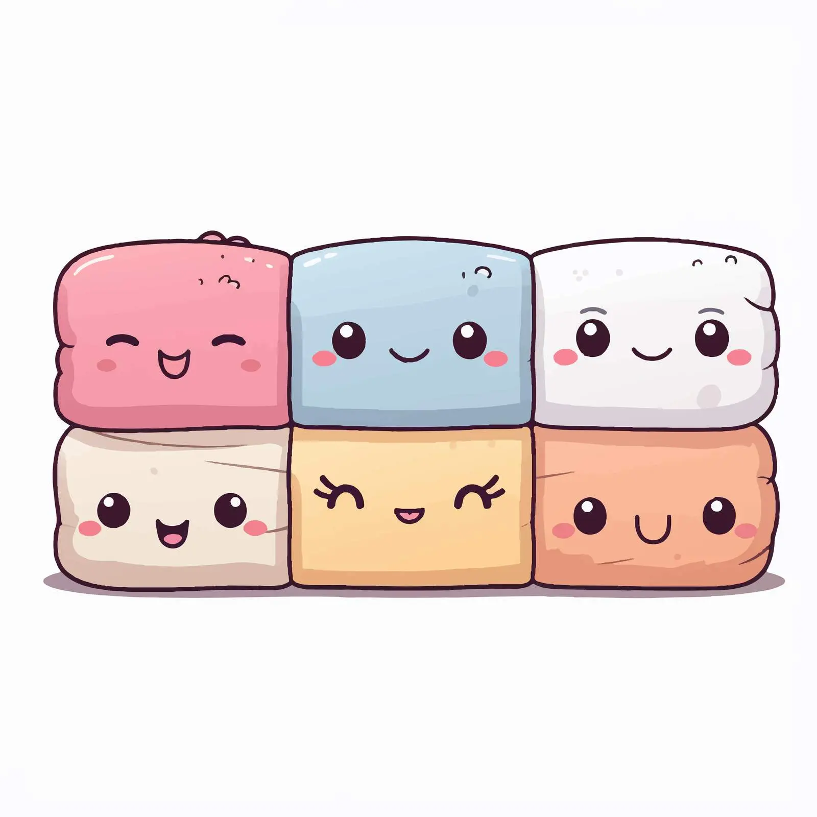 Cartoon Vector Illustration of a Pillow — free download from Dotvec