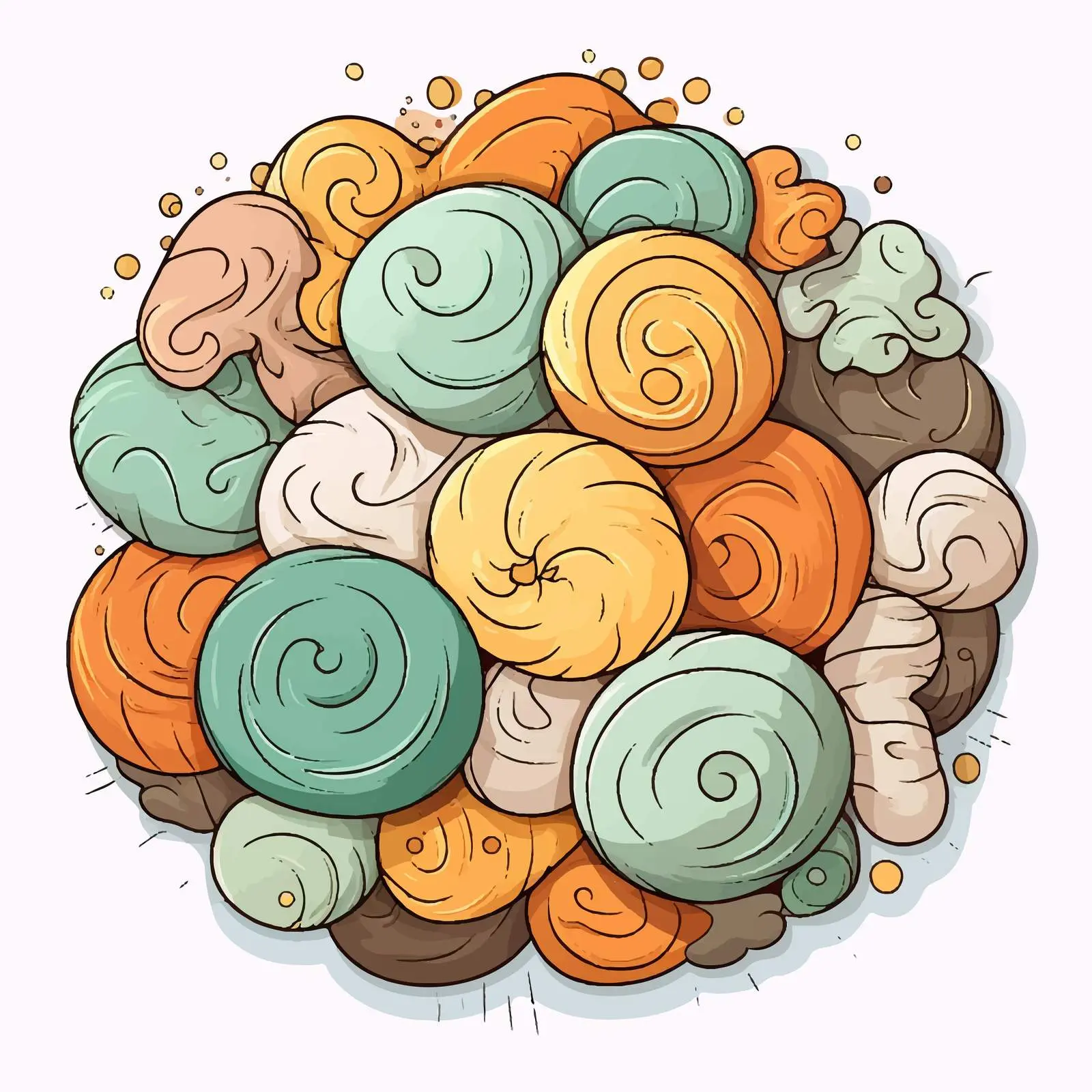 Top View Pillow Vector Illustration on White Background — free download from Dotvec