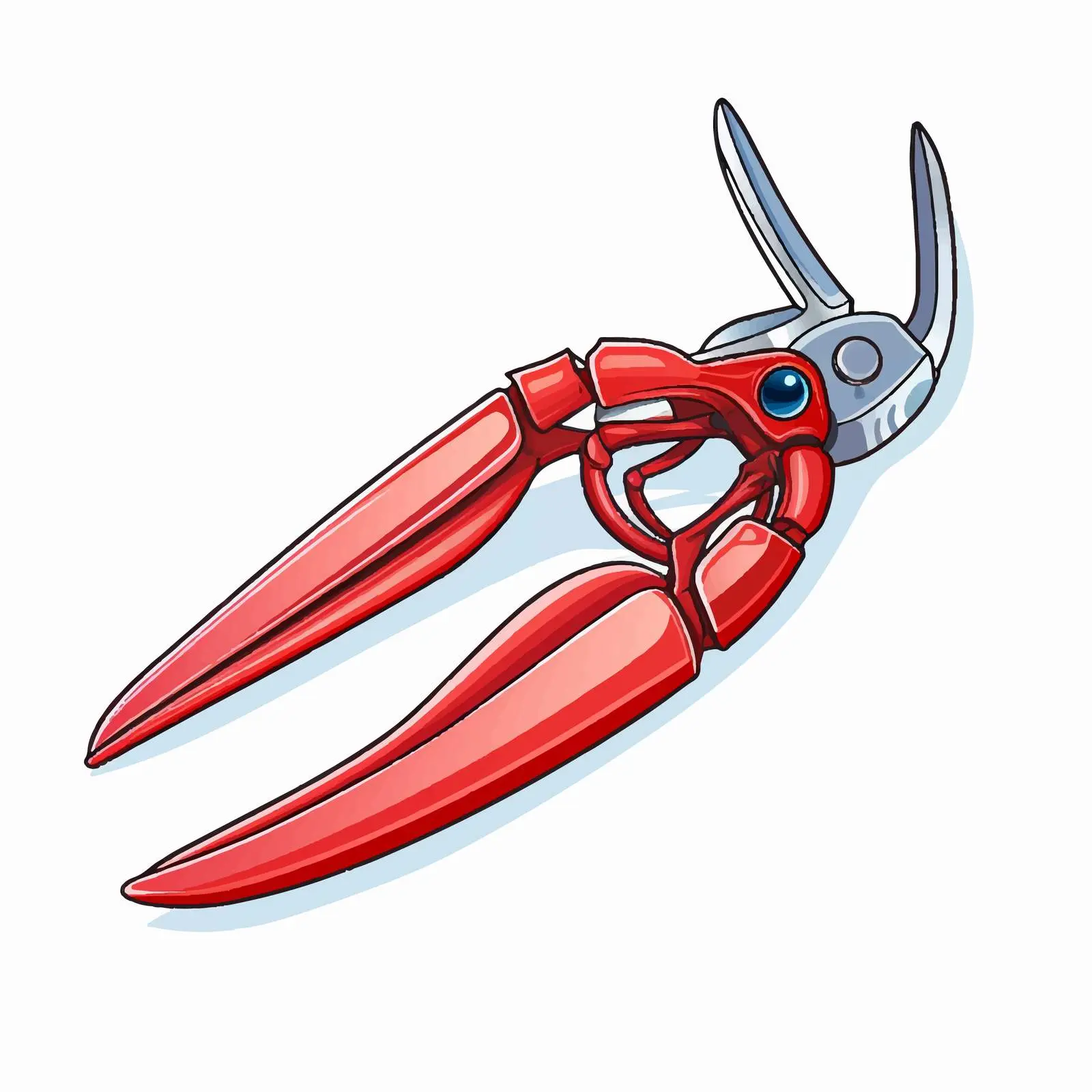 Cartoon Vector Illustration of Pincers — free download from Dotvec