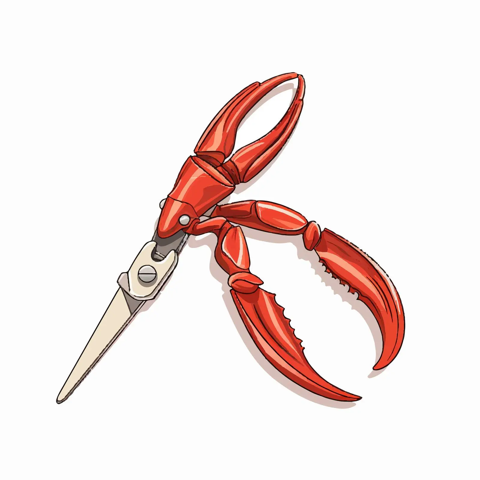 Cartoon Vector Illustration of Pincers — free download from Dotvec