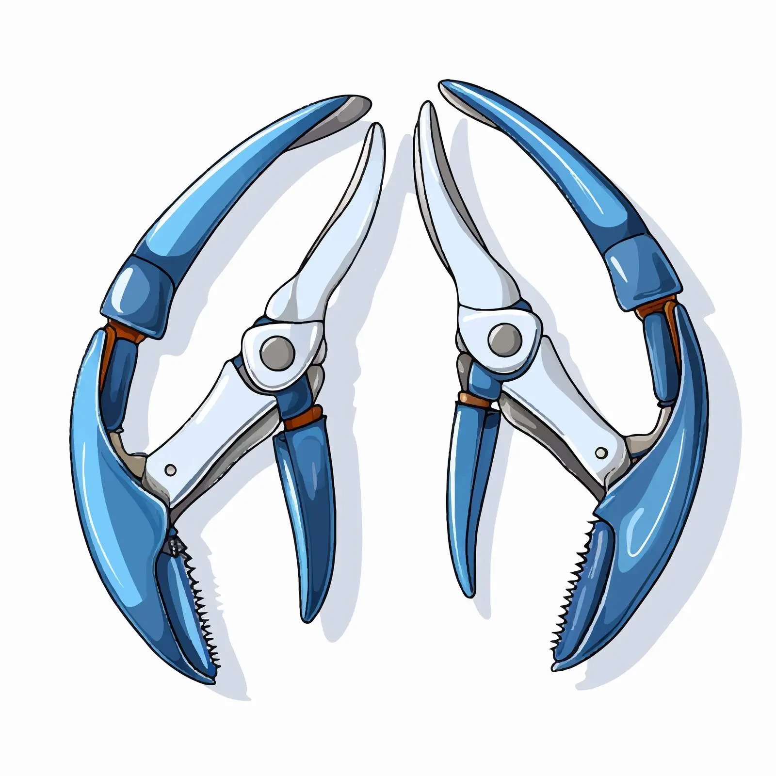 Isolated Vector Illustration of Pincers — free download from Dotvec