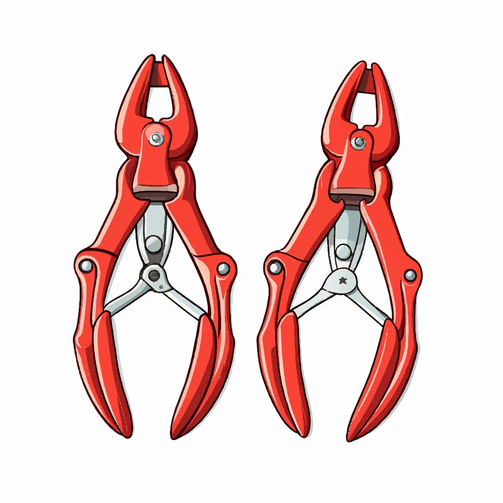Isolated Vector Illustration of Pincers — free download from Dotvec